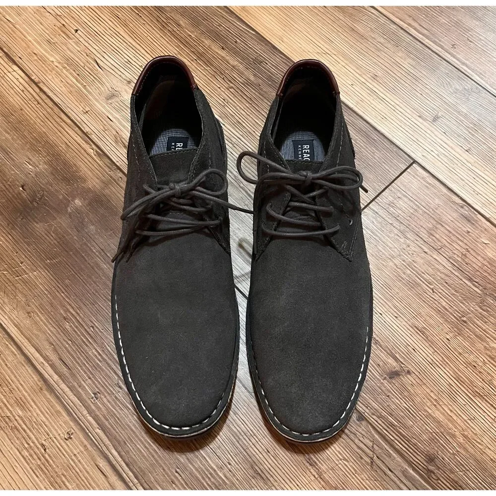 KENNETH COLE Reaction Desert Wind Suede Chukka Boots Men's Size 11.5M Gray
